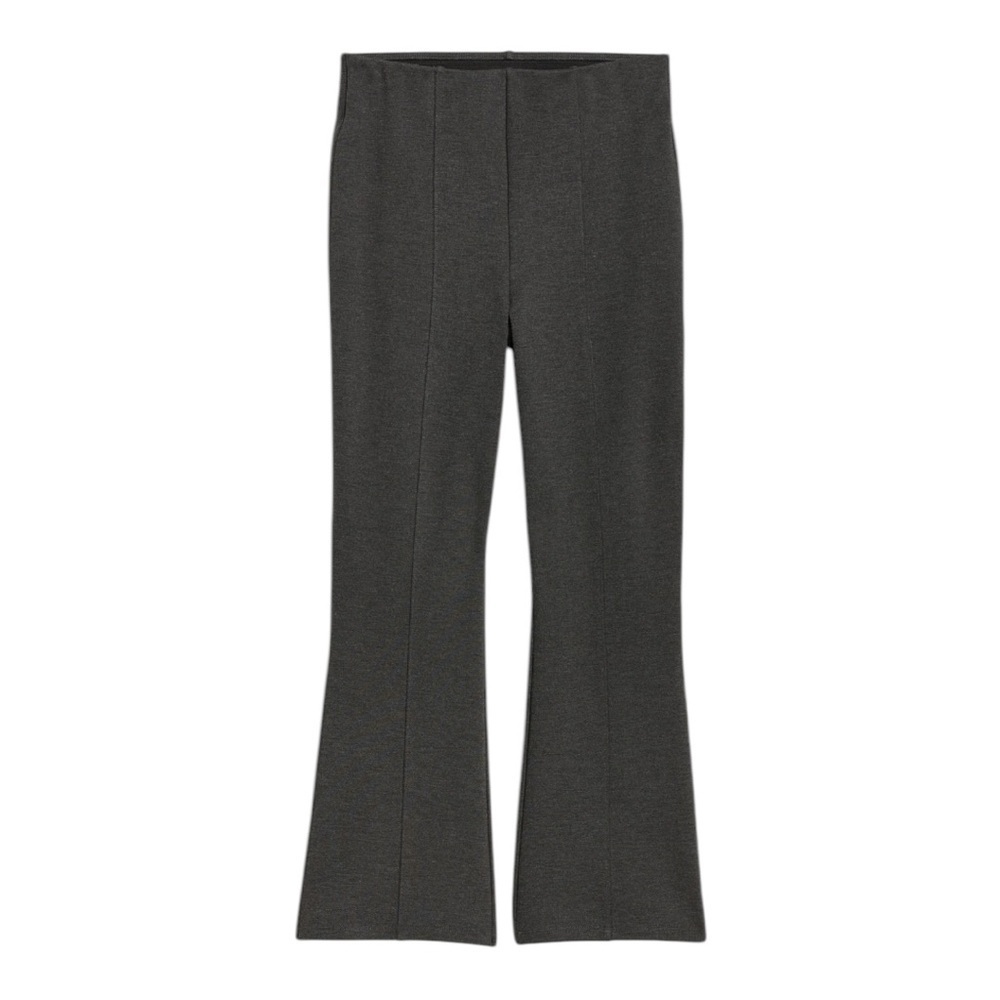 NWT Old Navy Extra High Waisted Stevie‎ Crop Flare Pants in Dark Gray Size S